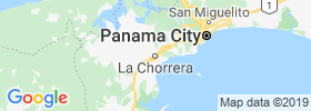La Chorrera map